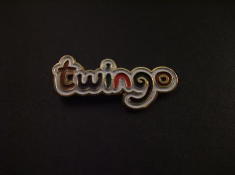 Renault Twingo compacte stadsauto (miniklasse) logo, witte achtergrond